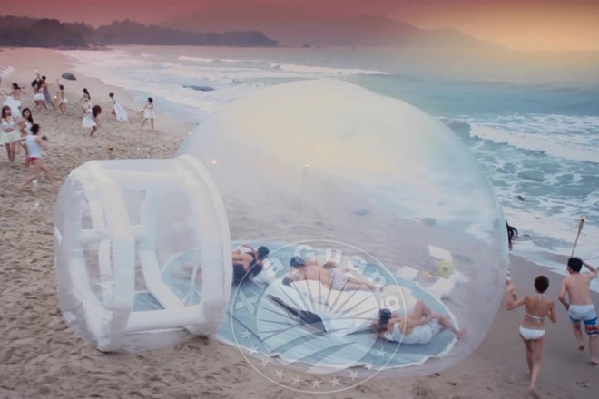 安福充气球形帐篷
